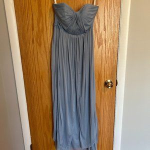 Dusty blue Azazie Convertible Bridesmaid Dress